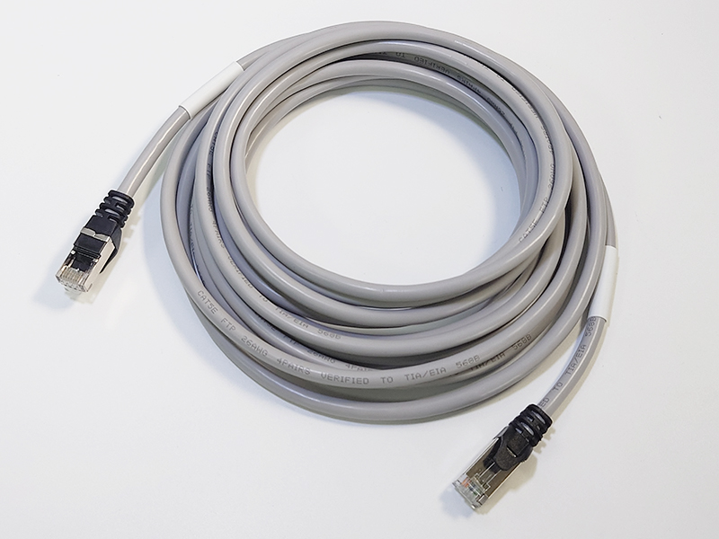 NETWORK LAN PATCH CABLE CAT5E ETHERNET PROFINET RJ45 PLUG LSZH GRAY CABLE ASSEMBLY