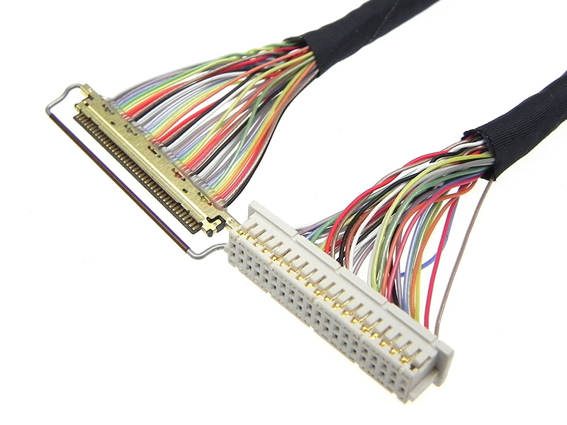 DF13-40P IPEX 20634-40T CUSTOMIZED LVDS CABLE HARNESS - YAMETER MANUFACTURER